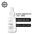 The Ordinary Alpha Arbutin 2% + Ha Serum 💯 Original. 