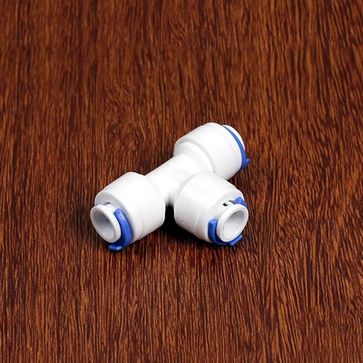 TEE%201/4"%20OD%20tubing%20(2pcs)%20for%20RO%20Plant%20Reverse%20Osmosis%20System%20quick%20fitting%203%20Way%20TEE%20-%20Image%204
