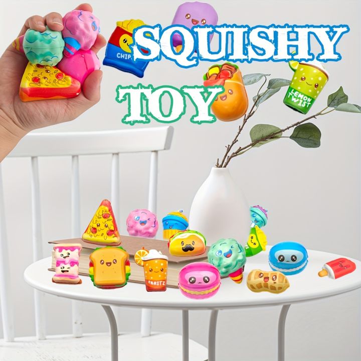12pcs%20Mini%20Squeeze%20Toys,%20School%20and%20Birthday%20%20Pack%20with%20Various%20Food%20&Fries%20Slow-Rising%20Squishy%20Toys,Random%20Styles%20Christmas%20-%20Image%204