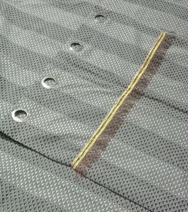 Fancy Curtains 2PC Dot Design Nice Quality Fabric 8 Feet Length And 4.5 Feet Width For Door And Window