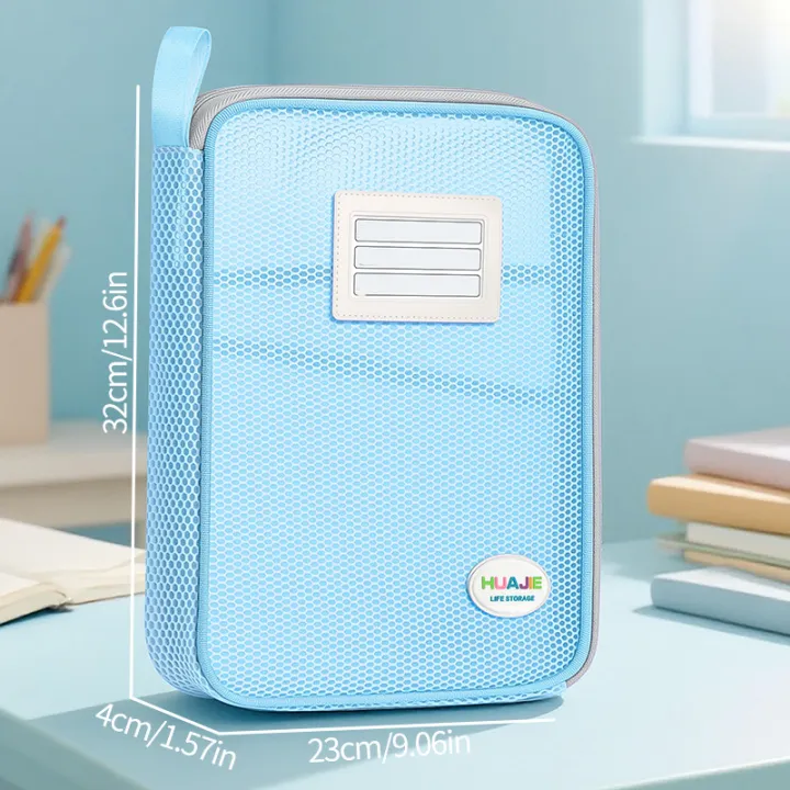 HUAJIE%20L-Shaped%20Large%20Opening%20Mesh%20File%20Bag,%20Multi-Layer%20Zipper,%20Transparent%20Exam%20Paper%20Folder,%20Portable%20Storage%20for%20Students%20-%20Image%206