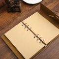 Retro Notebook Traveler Diary Vintage Soft Cover Spiral Replaceable Kraft Paper Inner Notebooks & Notepads Journal Supplies. 