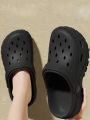 Fashion Summer Couple Style Toe Wrap Sandals Platform Non-slip Flip-flop For Men Women Outdoor Beach Shoes Men's Home Slippers. 