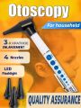 Otoscope Penlight Ear Clean Clinical Diagnostic Flashlight Magnifying Glass Len 4 Glimpse LED Lamp Health Ear Care Tool. 