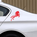 G124 19.5X20CM Car Sticker Handsome Horse Waterproof Vinyl Decal Car Accessories Pegatinas Para Coche DIY Car Styling.