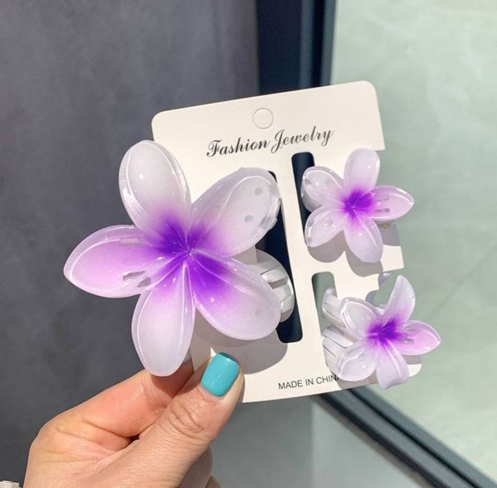 3%20Pieces%20Set%20China%20Flower%20Claw%20Clip%20Flower%20Shape%20Hair%20Accessories%20-%20Image%209