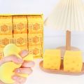 Squishy Square Cheese Squeeze Toys Slow Rebound Push Stress Relief Sensory Toy Soft Butter Cheese Fidget Toy Christmas Present.