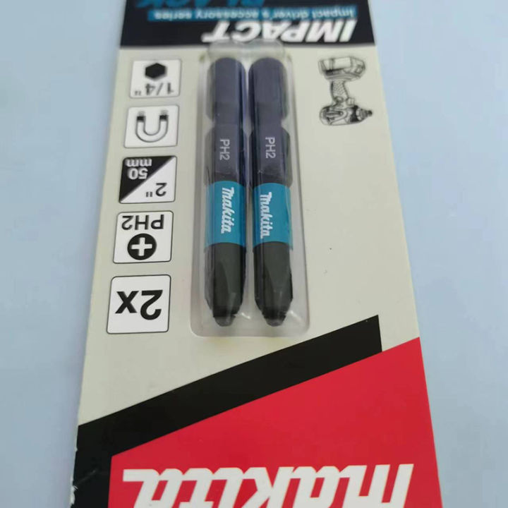 Makita%20E-08763%20PH2%2050MM%20Impact%20Screwdriver%20Bits%201/4%20''%202pcs%20Magnetic%20Phillips%20Driver%20Drill%20Head%20Tool%20Accessory%20Series%20-%20Image%205