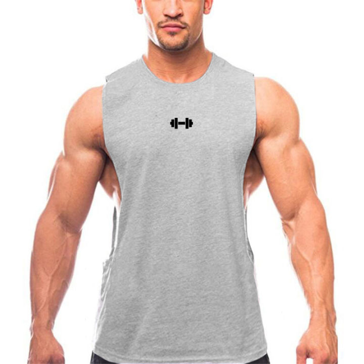 Gym%20Fitness%20Running%20Vests%20Cotton%20Breathable%20Side%20Slits%20Tank%20Tops%20Mens%20Bodybuilding%20Muscle%20Sleeveless%20Singlets%20Workout%20Shirts%20-%20Image%205