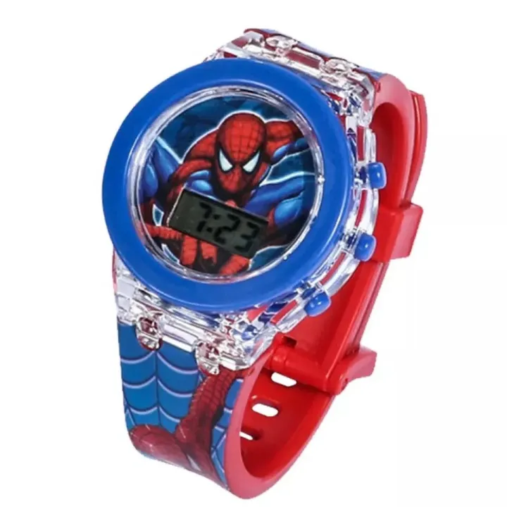 Disney%20Spiderman%20Cartoon%20Watch%20Frozen%20Princess%20Mickey%20Mouse%20Anime%20Figures%20Toys%20Watch%20Doll%20Clock%20Watch%20Boys%20Girls%20Kids%20Gifts%20-%20Image%204