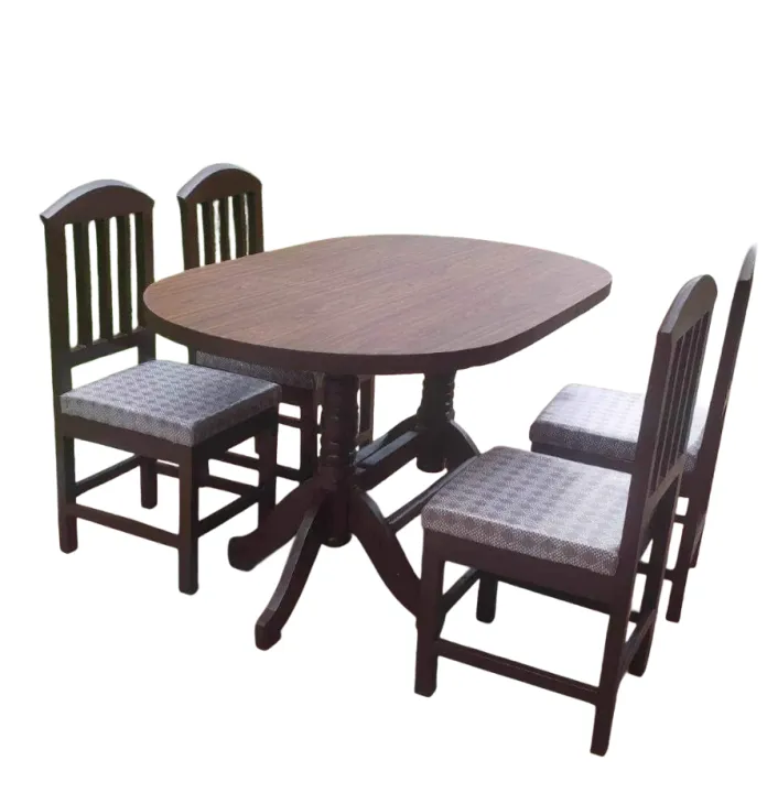 4 Seater Wooden Dining Table Set | Daraz.com.np