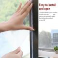 Summer Self-adhesive Thickened Mosquito Proof Window Screen Mesh Easy DIY with Velcro Polyester Household Indoor Protective Net. 