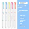 5PCS Highlighter Pen Set Multiple series available Double Headed Colored Fluorescent Pen Student Stationery Supplies. 
