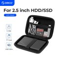 ORICO 2.5 Hard Disk Case Portable HDD Protection Bag for External 2.5 inch Hard Drive/Earphone/U Disk Hard Disk Drive Case Black. 