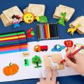 Skeleton Painting Stencil Drawing Tools Set Girls Gift Toddler Doodle Educational Toys Kids Learning Supplies. 