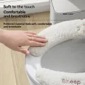New Pattern Fashion Winter Toilet Seat Cushion Household Toilet Adhesive Seat Cover Seasonal Universal Toilet Seat Cushion. 