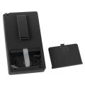 Mini Portable Stereo FM Radio Digital Clock Receiver for Meeting Simultaneous Interpretation Clip-on Radio w/ Earphone Lanyard. 