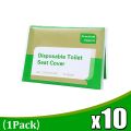 Disposable Toilet Seat Covers Flushable Disposable Toilet Covers Soluble Water Toilet Paper for Travel Camping Hotel Bathroom.