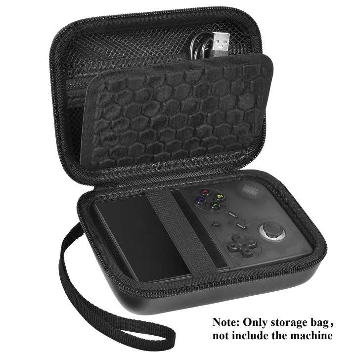 Travel Storage Bag Compatible with RG40XX V Retro Handheld Game Console, Handheld Emulator Storage Holder Organizer (Box Only)
