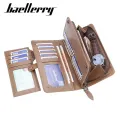 Men Wallet Cardholder Slim Coin Purse PU Lether Pocket Vintage Business Clutch Male Small Money Clip with Zipper Card Organizer. 