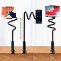 Lazy Holder Spiral Base Bed Top Lazy Artifact Bedhead Phone Tablet Stand for IPad 11 Air Redmi Pad Pro Galaxy Tab Bedside Mount.
