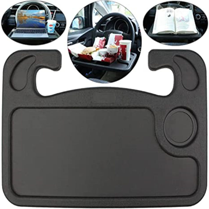 Multifunctional Car Steering Wheel Portable Tray Seat Organizer for Office Dining Reading Universal Car Bracket Tray Board