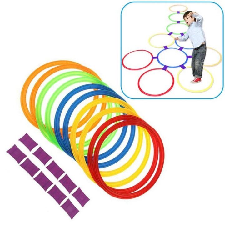 Outdoor indoor sport toy twister hopscotch game for kids