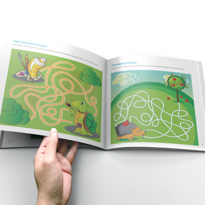 Interactive Maze Puzzle Book for Kids: Fun and Educational Adventures ...