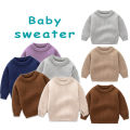 Children Baby Loose Sweater Knitted Autum Winter Baby Boy Girl Clothes Round Neck Kid Toddler Girl Boy Pullover Baby Outerwear. 