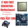 I7 860 FIRST GENERATION Motherboard. 