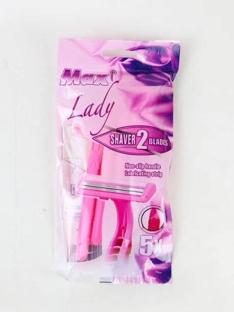 Supermax Lady Razor LADIES RAZOR. 5pcs MAX LADY ORIGINAL RAZOR Bikini Razor Woman Razor ...