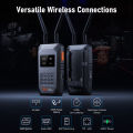 Lemorele Wireless Audio Video Transceiver 200m Low Latency HDMI Transmitter and Receiver for Photography Laptop to TV Monitor.