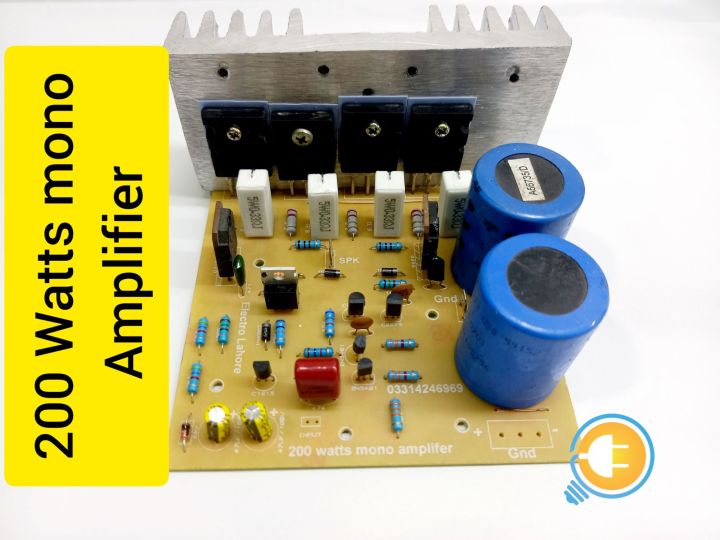 200 watts RMS amplifier board complete