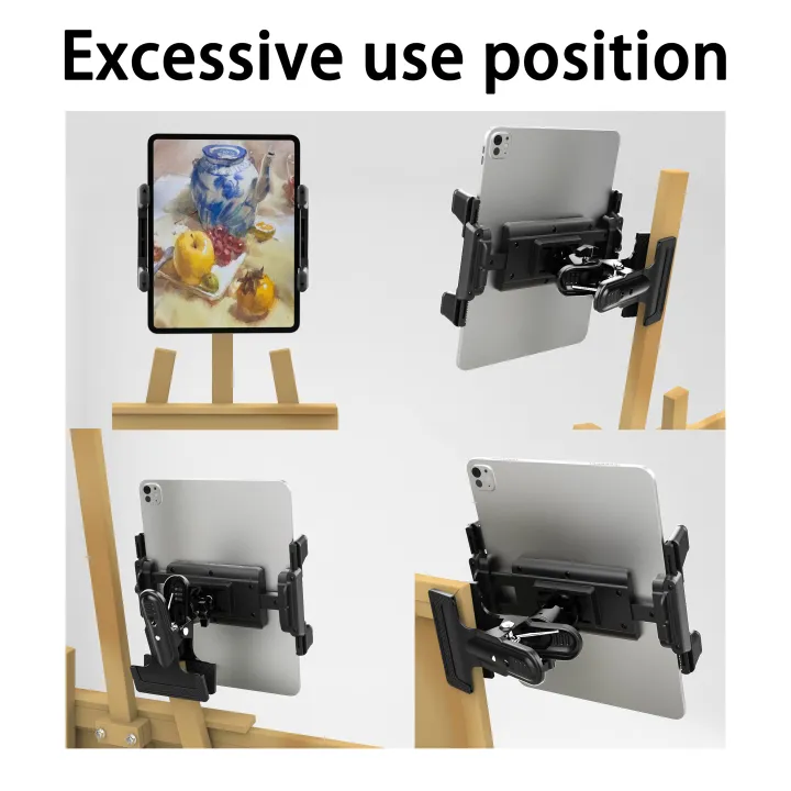 Universal%20metal%20phone/tablet%20stand%20clip,%20suitable%20for%20desktop/table/art%20easel,%20convenient%20for%20live%20streaming,%20video%20calls%20-%20Image%205