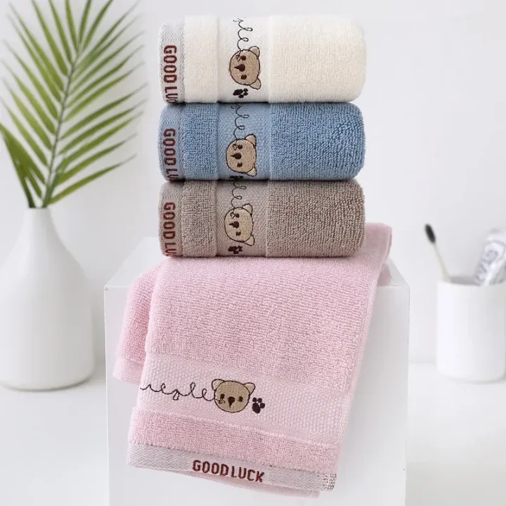 Children%20Towels%20Kids%20Newborn%20Bathing%20Handkerchief%20Bath%20Towel%20CottonFace%20Washcloth%20Cute%20Cartoon%20Baby%20Towels%20%20Bear%20Hand%20Wipe%20Soft%20-%20Image%202