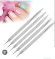 5 PCs Nail Dotting Pen Silicone Nail Art Pen Brushes Set Acrylic Nail Brush For Nail Art Tools. 