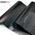 Carbon Fiber Sticker High Gloss Honeycomb Vinyl Wrap Film Waterproof Adhesive Auto Body Decoration Decal Tunning Car Accessories.