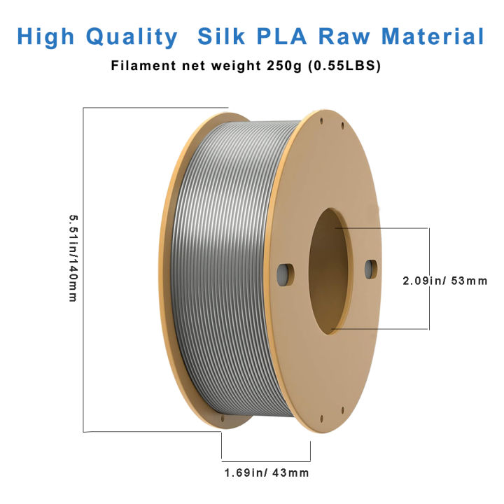Shimmering%20Silver%20Silk%20PLA%203D%20Filament:%201.75mm%20for%20Bambu%20Lab/Creality/Anycubic,%200.25KG%20-%20Image%202