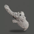 Hot rope knot grinding teeth resistant hand-woven animal cotton rope small and medium-sized dog pet dog toys.