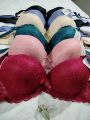 Double Padded Net   Bra  With Wire  for Women  & girls enhance Beauty Push Up Bra Ladies Undergarments. 