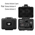 Hard Case Waterproof Box for Action 5 Pro/Osmo Action 4/3 Accessories Portable Carrying Storage Protective Suitcase.
