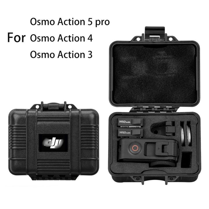 Hard Case Waterproof Box for Action 5 Pro/Osmo Action 4/3 Accessories Portable Carrying Storage Protective Suitcase