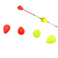 Topranc 50Pcs Floating Beads Eye-catching Beans Floating Beads Collision Ultra-light Foam EVA Fishing Accessories.
