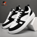 Sherry Wear Stylish Sneakers Shoes for Men Women Boys Girls  Casual Fashion Joggers  Trendy Lace-Up Sneakers  Comfortable Walking Shoes  Black & White  EU Size 6-11. 