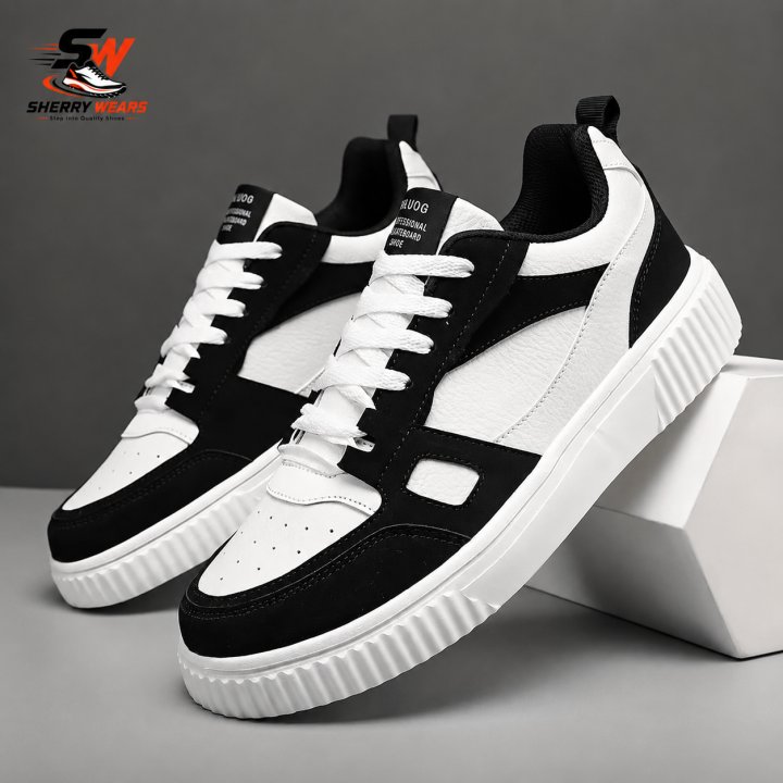 Sherry%20Wear%20Stylish%20Sneakers%20Shoes%20for%20Men%20Women%20Boys%20Girls%20%20Casual%20Fashion%20Joggers%20%20Trendy%20Lace-Up%20Sneakers%20%20Comfortable%20Walking%20Shoes%20%20Black%20&%20White%20%20EU%20Size%206-11%20-%20Image%207