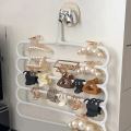 5 Layers Hair Claw Storage Rack Organizer Large Capacity Thickened Headband Holder Wall Hanging Hairpin Hanger Space For Women.