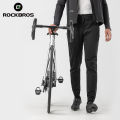 ROCKBROS Cycling Pants Autumn Winter Casual Windproof Fleece-lined Long Pants Riding Fitness Trousers Outdoor Warmth Pants. 