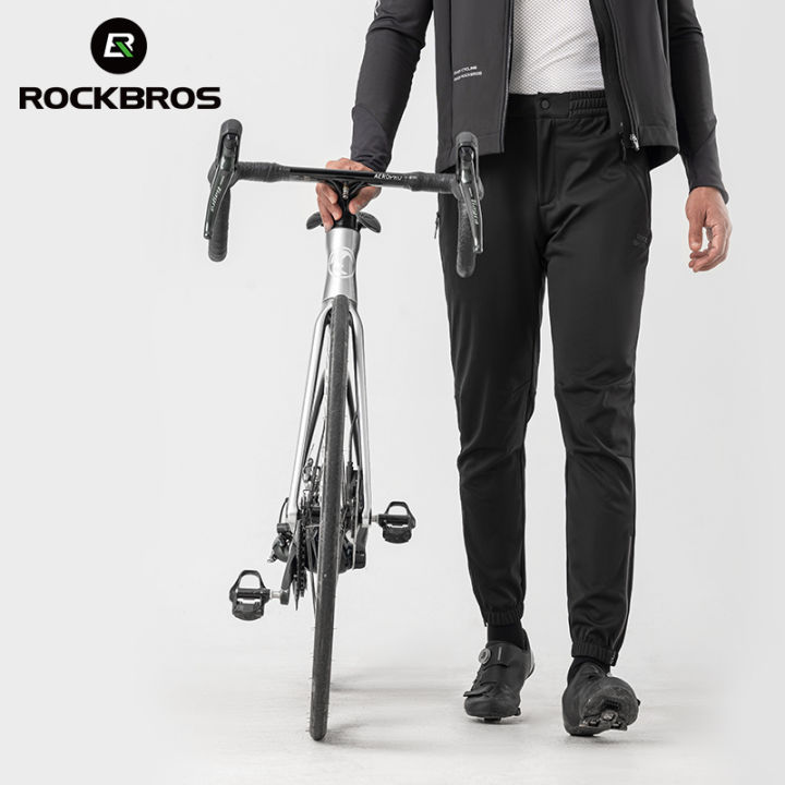 ROCKBROS%20Cycling%20Pants%20Autumn%20Winter%20Casual%20Windproof%20Fleece-lined%20Long%20Pants%20Riding%20Fitness%20Trousers%20Outdoor%20Warmth%20Pants%20-%20Image%202