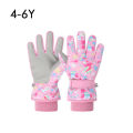 Winter Children Ski Gloves Thicken Waterproof Kids Gloves Snowboard Riding Snow Child Winter Gloves for Boys Girls 4-13Y. 
