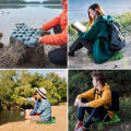Portable Inflatable Seat Cushion Lightweight Travel Air Sitting Pad,Moisture and Water Resistant Camping Chair Mat for Outdoor. 